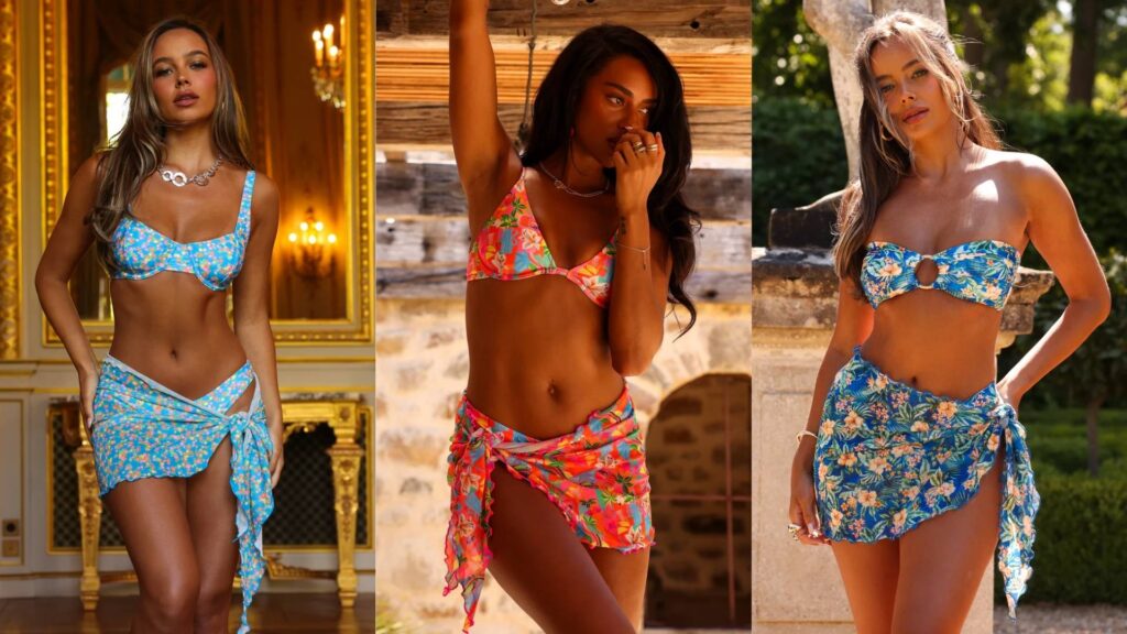 La Belle Mini Mesh Sarong - hawaiian dress for party